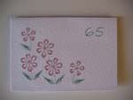 Hand Stitched 65th Birthday Card at made4u