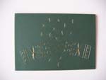Hand Stitched Cracker Christmas Card at made4u