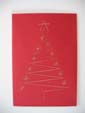 Hand Stitched Christmas Tree Card at made4u