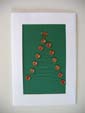 Hand Stitched Christmas Tree Card at made4u