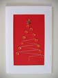 Hand Stitched Christmas Tree Card at made4u