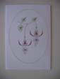 Hand Stitched Flowers Card at made4u