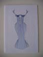 Hand Stitched Dress Fashion Card at made4u