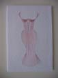 Hand Stitched Dress Fashion Card at made4u