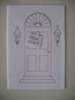 Hand Stitched New Home Card at made4u