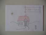 Hand Stitched New Home Card at made4u