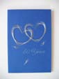 Hand Stitched Diamond Wedding Card at made4u